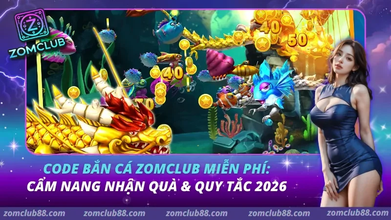 Code Bắn Cá Zomclub Miễn Phí - Cách Nhận & Lưu Ý 2026 1 Code bắn cá zomclub miễn phí